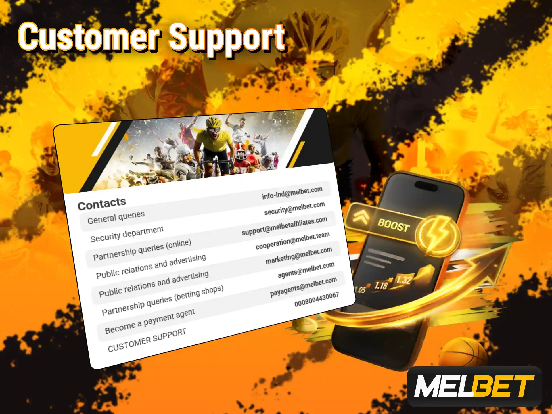 Reach out to managers for assistance with Melbet online casino.