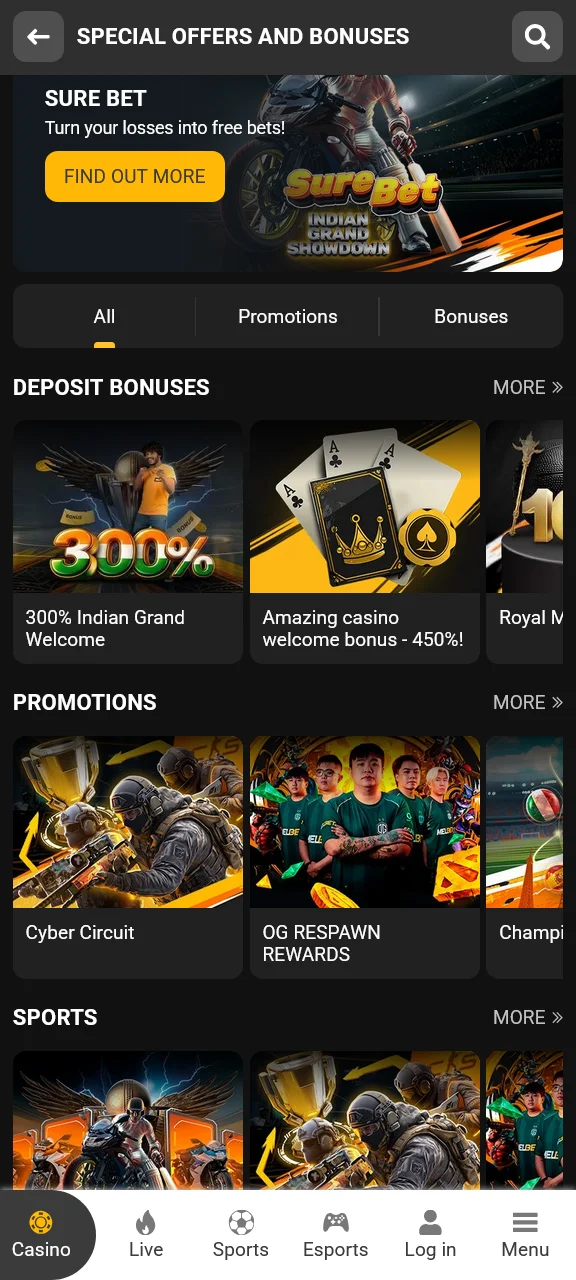 Claim generous promotions at Melbet to boost your online casino experience.